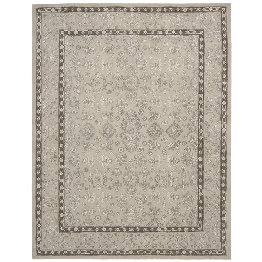 Nourison REG09 Regal 7 Ft. 9 In. X 9 Ft. 9 In. Rectangle Rug in Taupe
